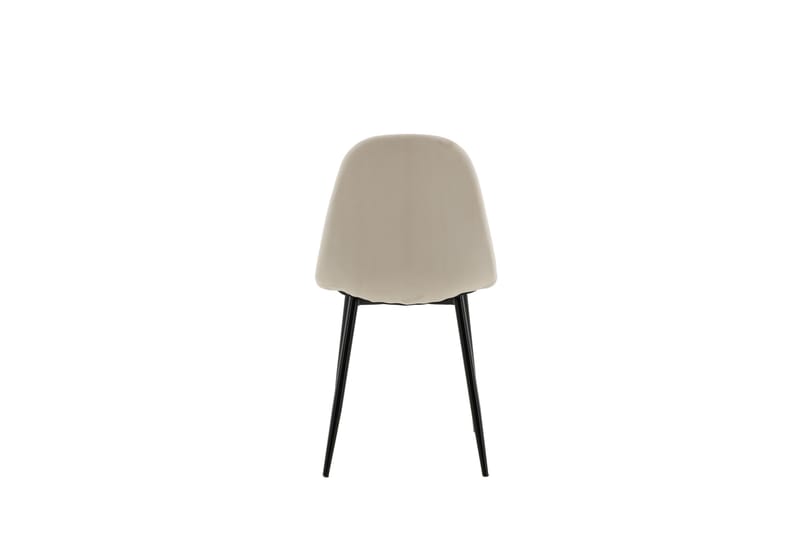 Keittiötuoli Polar - Musta/Beige - Huonekalut - Tuoli & nojatuoli - Ruokapöydän tuolit