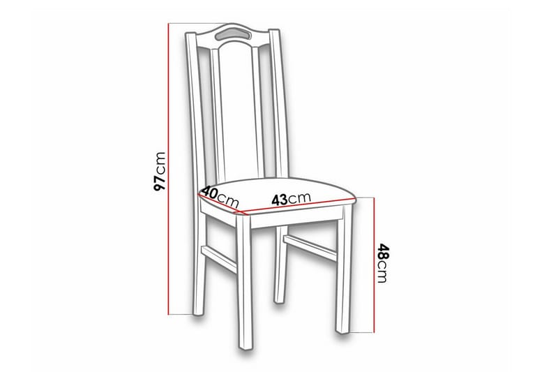 Lufti Matstol Black/Wood - Huonekalut - Tuoli & nojatuoli - Ruokapöydän tuolit