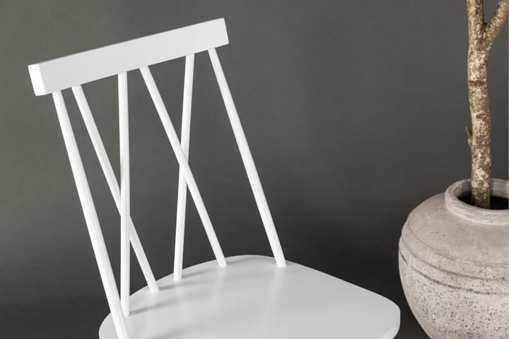 Mariette Ruokatuoli Valkoinen - Venture Home - Ruokapöydän tuolit