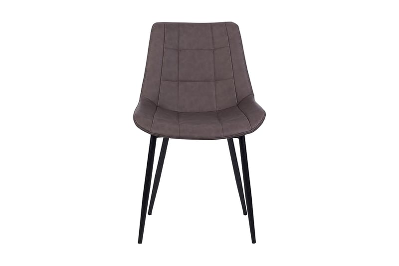 Melrose Design ruokatuoli keinonahkaa, Ruskea