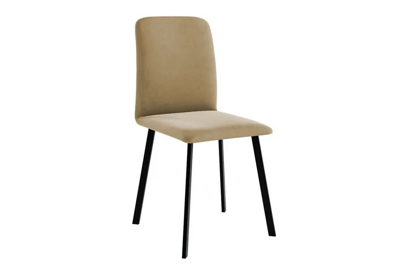 Narberth ruokatuoli kangasta metallijaloilla, Hiekanbeige