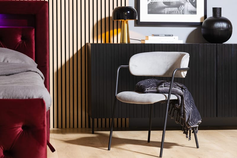 Nojatuoli Arrow - Harmaa/Musta - Huonekalut - Tuoli & nojatuoli - Ruokapöydän tuolit