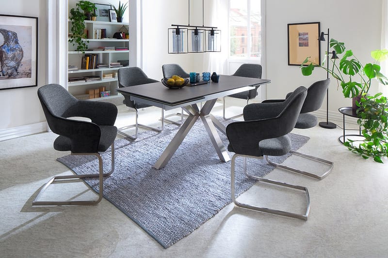 Nojatuoli Dromara - Musta - Huonekalut - Tuoli & nojatuoli - Ruokapöydän tuolit