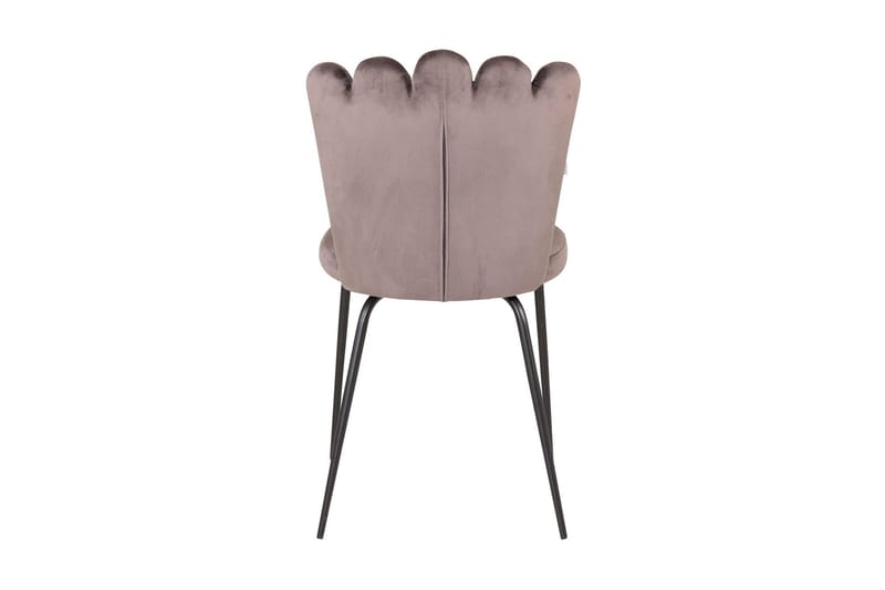 Nojatuoli Limhamn Sametti - Harmaa - Huonekalut - Tuoli & nojatuoli - Ruokapöydän tuolit