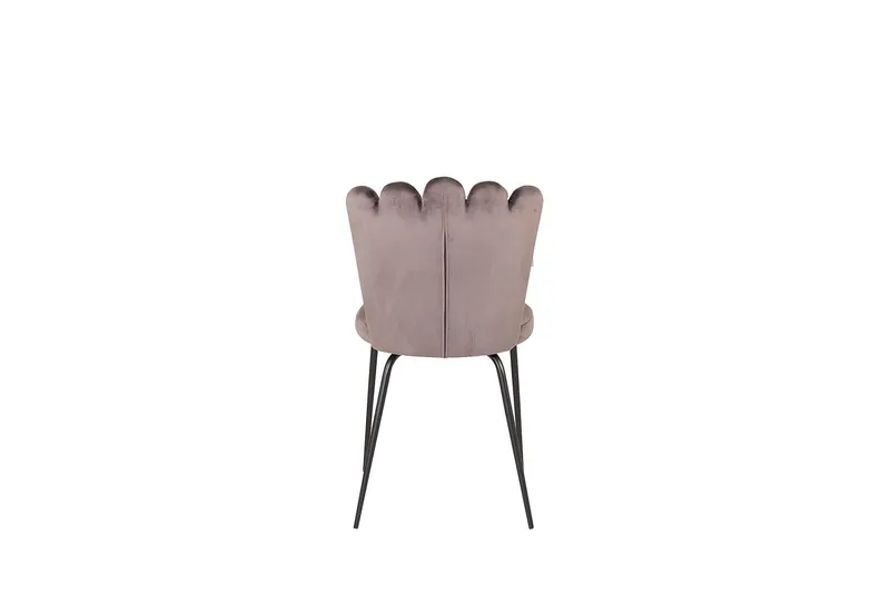 Nojatuoli Limhamn Sametti - Harmaa - Huonekalut - Tuoli & nojatuoli - Ruokapöydän tuolit