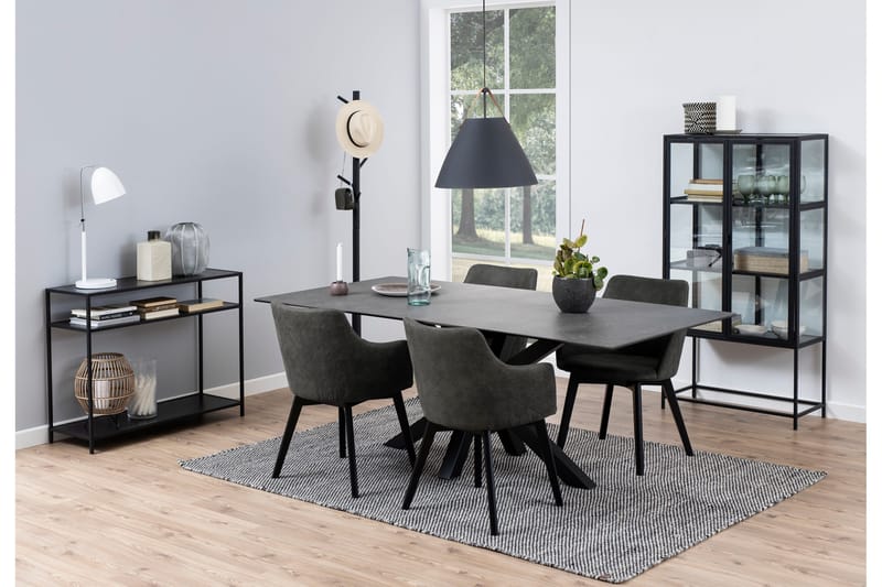 Nojatuoli Mikila - Harmaa/Musta - Huonekalut - Tuoli & nojatuoli - Ruokapöydän tuolit