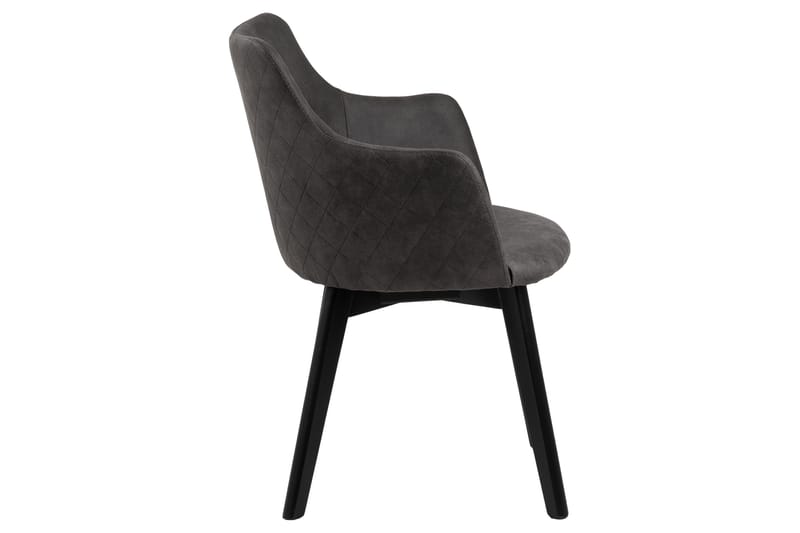 Nojatuoli Mikila - Harmaa/Musta - Huonekalut - Tuoli & nojatuoli - Ruokapöydän tuolit