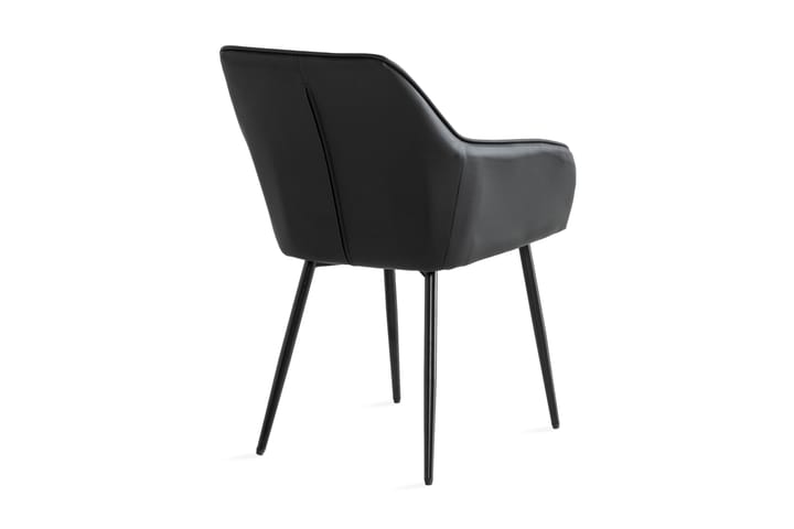 Nojatuoli Olingdal - Musta - Meikkituoli - Käsinojallinen tuoli - Ruokapöydän tuolit