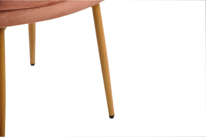 Nojatuoli Olingdal - Vaaleanpunainen - Ruokapöydän tuolit - Meikkituoli - Käsinojallinen tuoli