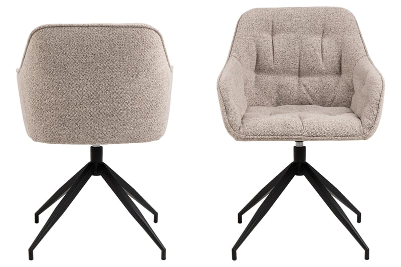 Nojatuoli Olze - Beige - Huonekalut - Tuoli & nojatuoli - Ruokapöydän tuolit