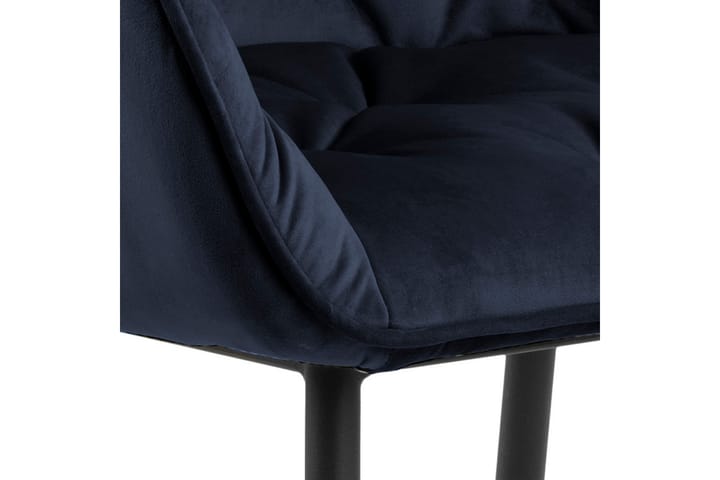 Nojatuoli Olze - Sininen - Ruokapöydän tuolit - Meikkituoli - Käsinojallinen tuoli