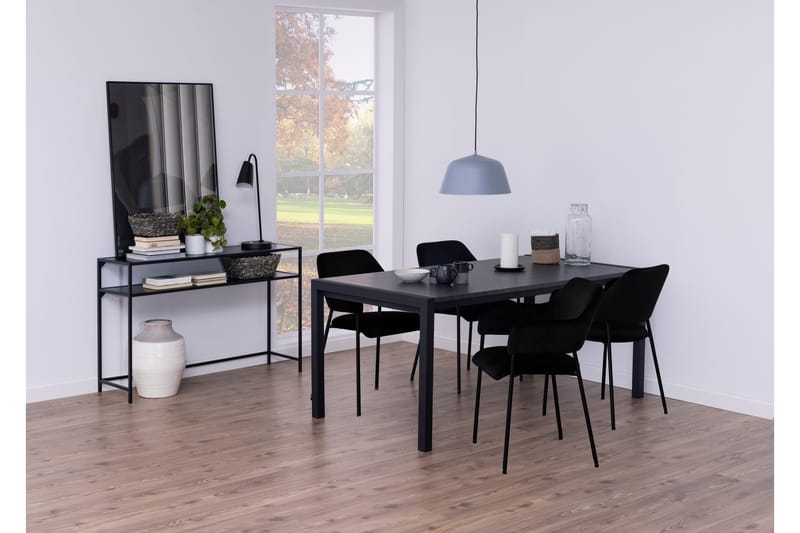 Nojatuoli Orven - Musta/Matta Musta - Huonekalut - Tuoli & nojatuoli - Ruokapöydän tuolit