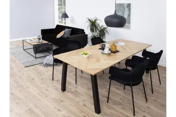 Nojatuoli Orven - Musta/Matta Musta - Huonekalut - Tuoli & nojatuoli - Ruokapöydän tuolit