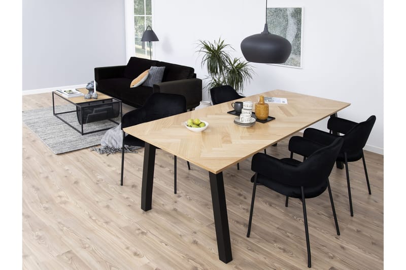 Nojatuoli Orven - Musta/Matta Musta - Huonekalut - Tuoli & nojatuoli - Ruokapöydän tuolit