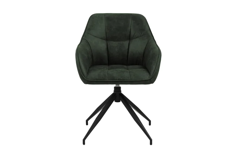 Nojatuoli Weatherly Hämähäkkijalka - Vihreä/Matta Musta - Huonekalut - Tuoli & nojatuoli - Ruokapöydän tuolit