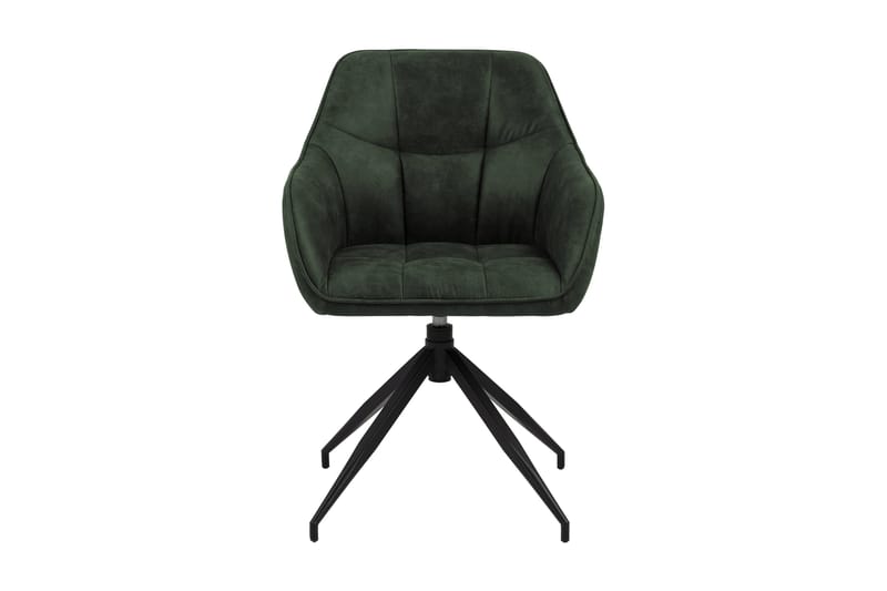 Nojatuoli Weatherly Hämähäkkijalka - Vihreä/Matta Musta - Huonekalut - Tuoli & nojatuoli - Ruokapöydän tuolit