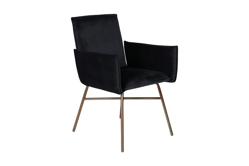 Nojatuoli Petra, Sametti/Musta/Kupari