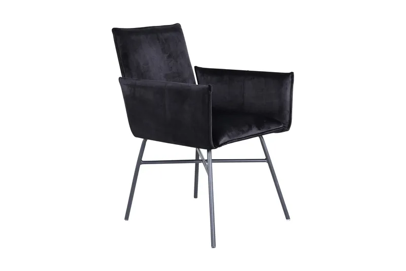 Nojatuoli Petra, Sametti/Musta