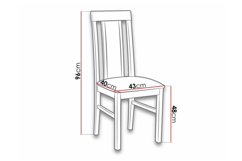 Patrickswell Matstol Black - Huonekalut - Tuoli & nojatuoli - Ruokapöydän tuolit