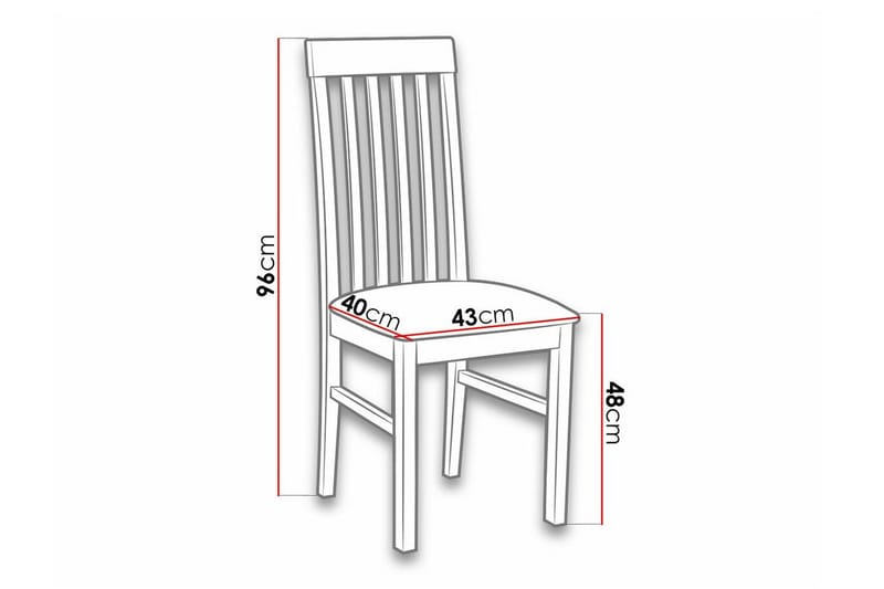 Patrickswell Matstol Black - Huonekalut - Tuoli & nojatuoli - Ruokapöydän tuolit