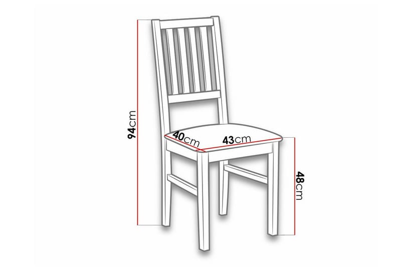 Patrickswell Matstol Black - Huonekalut - Tuoli & nojatuoli - Ruokapöydän tuolit