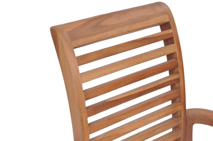 Pinottavat ruokapöydän tuolit 2 kpl täysi tiikki - Ruskea - Meikkituoli - Käsinojallinen tuoli - Ruokapöydän tuolit