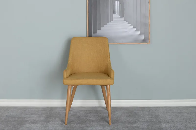 Plaza Käsinojatuoli - Keltainen - Huonekalut - Tuoli & nojatuoli - Ruokapöydän tuolit