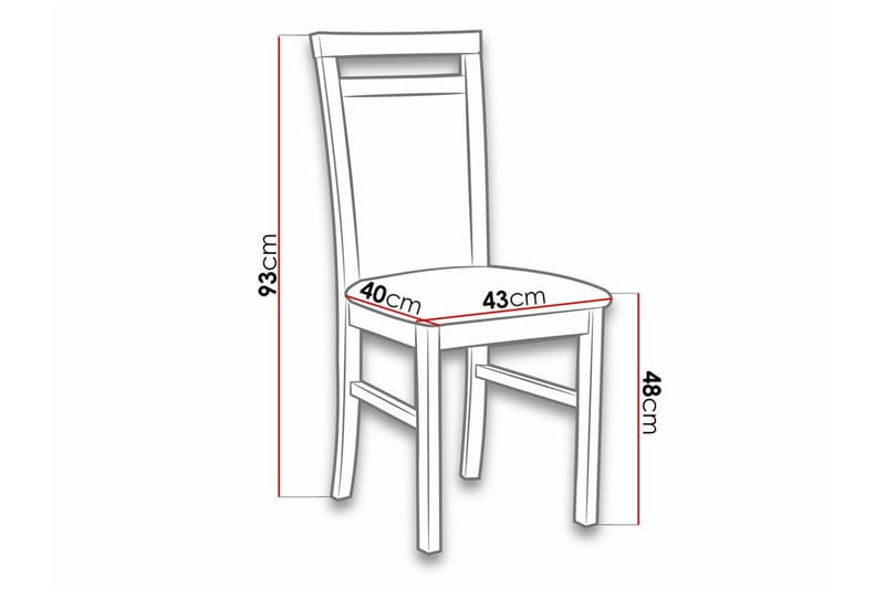 Roma Matstol Black - Huonekalut - Tuoli & nojatuoli - Ruokapöydän tuolit
