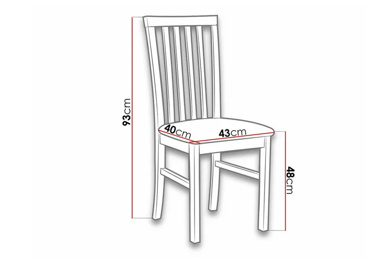 Roma Matstol Brown||Black - Huonekalut - Tuoli & nojatuoli - Ruokapöydän tuolit