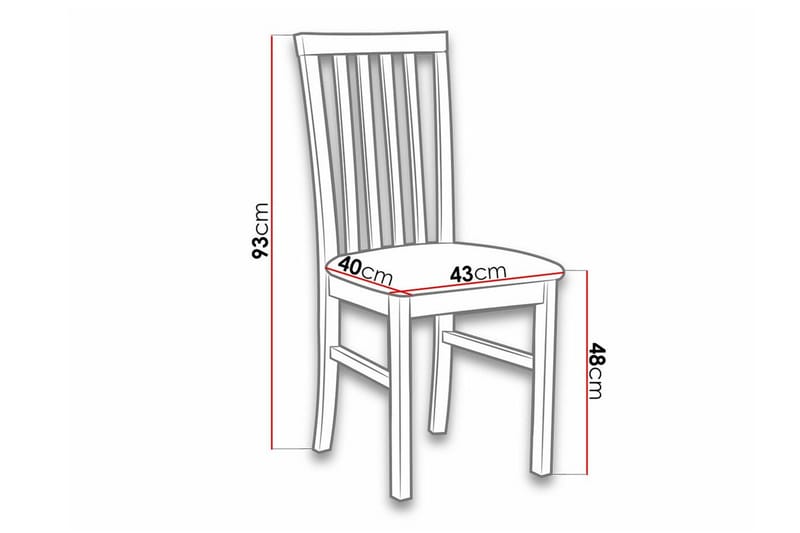 Roma Matstol Brown||Black - Huonekalut - Tuoli & nojatuoli - Ruokapöydän tuolit