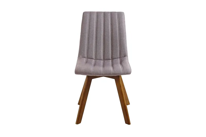 Ruokatuoli 2 kpl Ruskeanharmaa CALGARY - Harmaa - Huonekalut - Tuoli & nojatuoli - Ruokapöydän tuolit