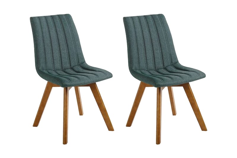 Ruokatuoli 2 kpl Tummanvihreä CALGARY - Vihreä - Huonekalut - Tuoli & nojatuoli - Ruokapöydän tuolit