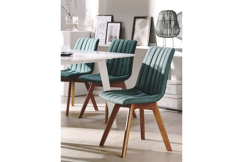 Ruokatuoli 2 kpl Tummanvihreä CALGARY - Vihreä - Huonekalut - Tuoli & nojatuoli - Ruokapöydän tuolit