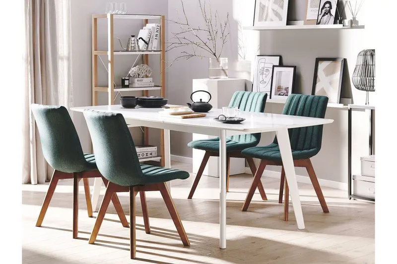 Ruokatuoli 2 kpl Tummanvihreä CALGARY - Vihreä - Huonekalut - Tuoli & nojatuoli - Ruokapöydän tuolit