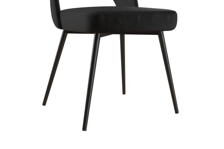 Ruokatuoli Abria - Musta/Roosa - Ruokapöydän tuolit