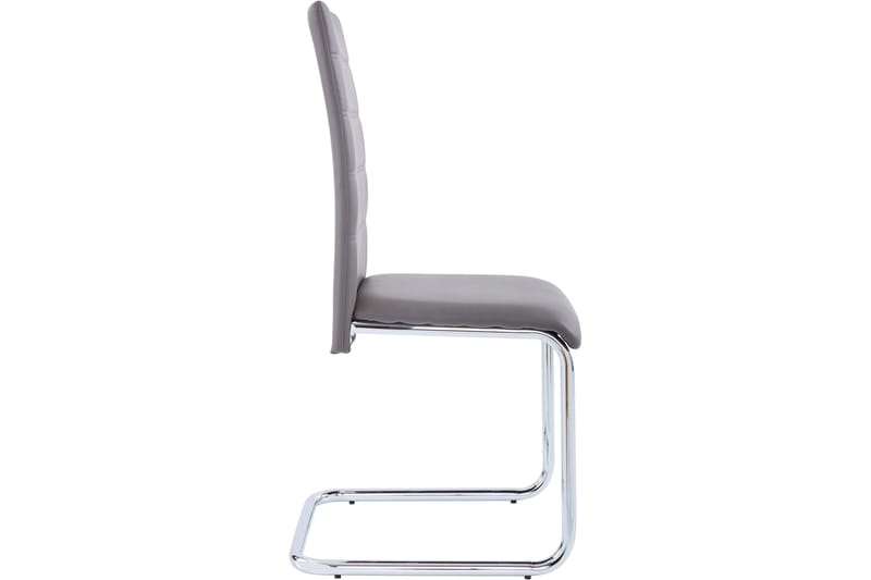 Ruokatuoli Aiwa Keinonahka 4-pak - Harmaa - Huonekalut - Tuoli & nojatuoli - Ruokapöydän tuolit