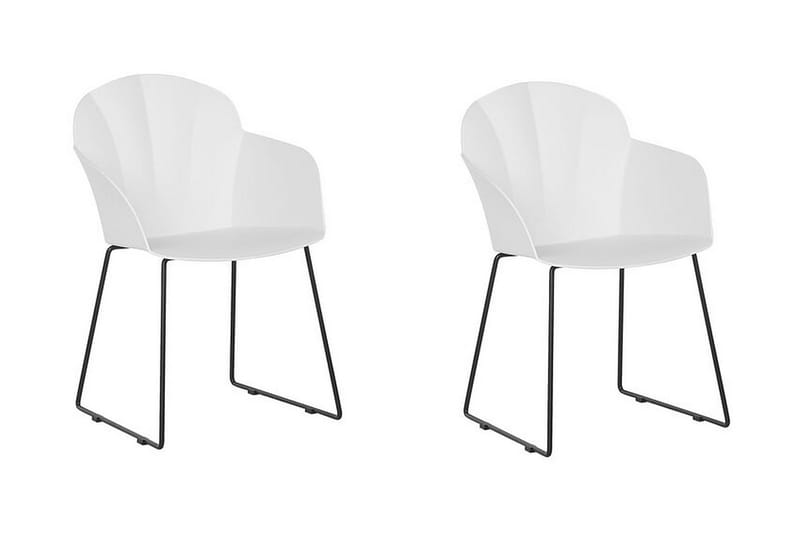 Ruokatuoli Alarka 2-pak - Valkoinen - Huonekalut - Tuoli & nojatuoli - Ruokapöydän tuolit