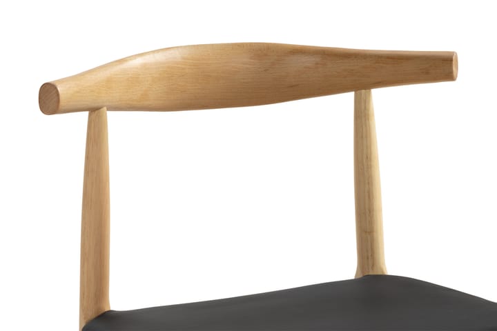 Ruokatuoli Assendelft - Musta/Luonnonväri - Ruokapöydän tuolit