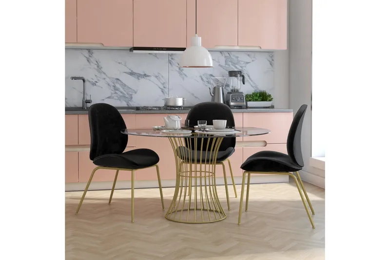 Ruokatuoli Astoria - Musta - Huonekalut - Tuoli & nojatuoli - Ruokapöydän tuolit