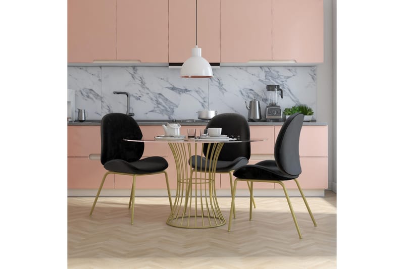 Ruokatuoli Astoria - Musta - Huonekalut - Tuoli & nojatuoli - Ruokapöydän tuolit