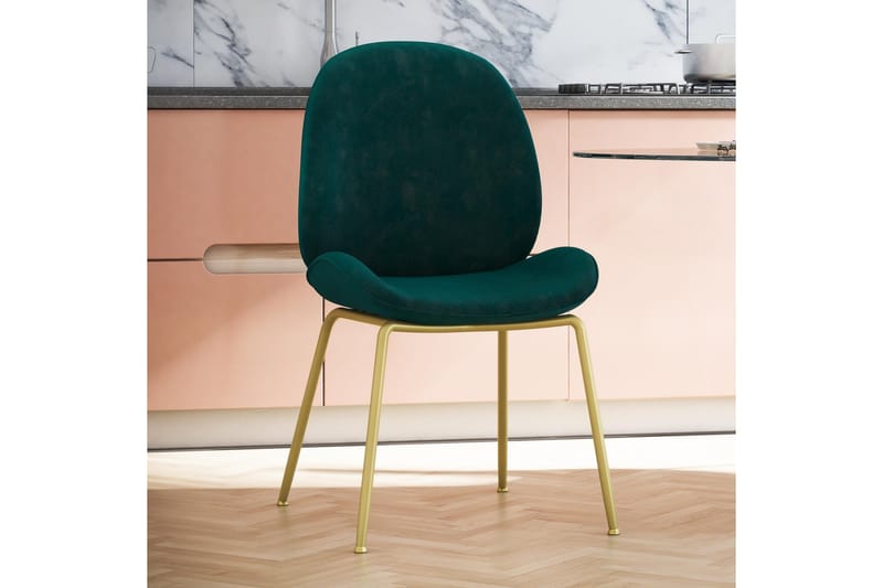 Ruokatuoli Astoria - Vihreä - Huonekalut - Tuoli & nojatuoli - Ruokapöydän tuolit