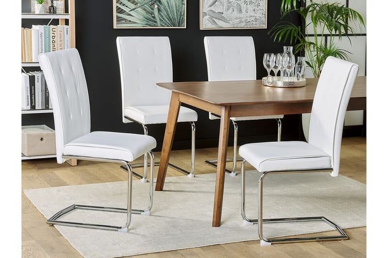 Ruokatuoli Autun 2-pak - Keinonahka/Beige - Huonekalut - Tuoli & nojatuoli - Ruokapöydän tuolit