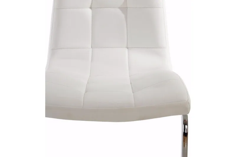 Ruokatuoli Belal Keinonahka 2-pak - Valkoinen - Huonekalut - Tuoli & nojatuoli - Ruokapöydän tuolit