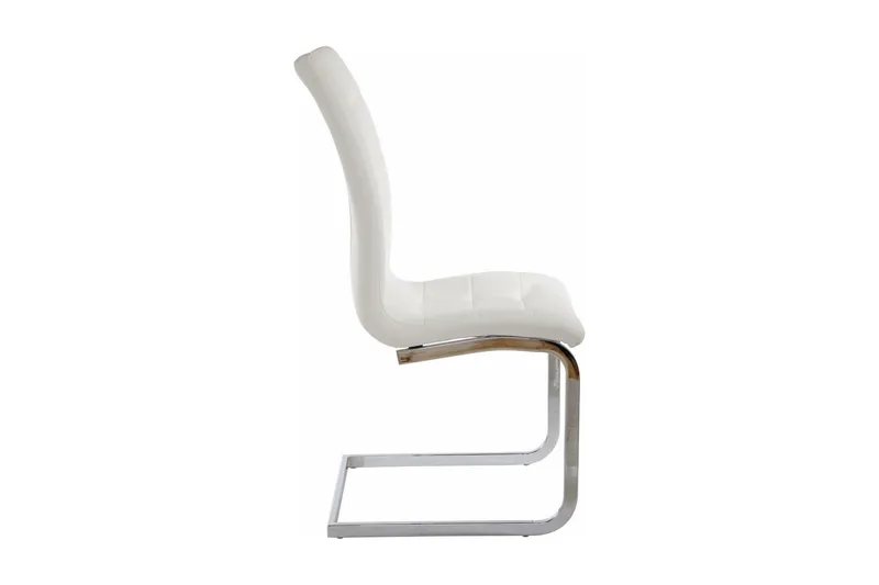 Ruokatuoli Belal Keinonahka 2-pak - Valkoinen - Huonekalut - Tuoli & nojatuoli - Ruokapöydän tuolit