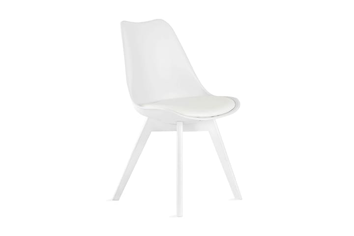 Ruokatuoli Boyd 2-pak Keinonahka - Valkoinen/Valkoinen - Ruokapöydän tuolit