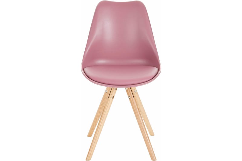 Ruokatuoli Brenda 2-pak - PU/Roosa/Tammi - Huonekalut - Tuoli & nojatuoli - Ruokapöydän tuolit