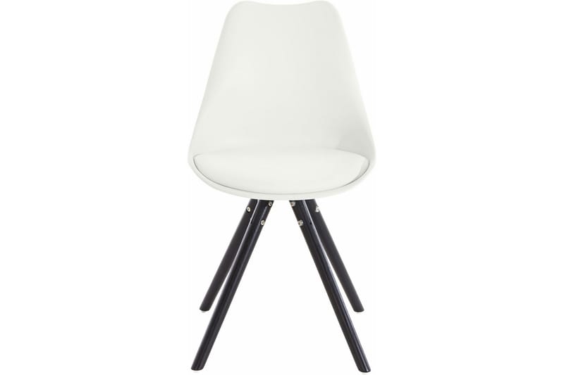 Ruokatuoli Brenda Keinonahka 2-pak - Valkoinen/Tammi - Huonekalut - Tuoli & nojatuoli - Ruokapöydän tuolit