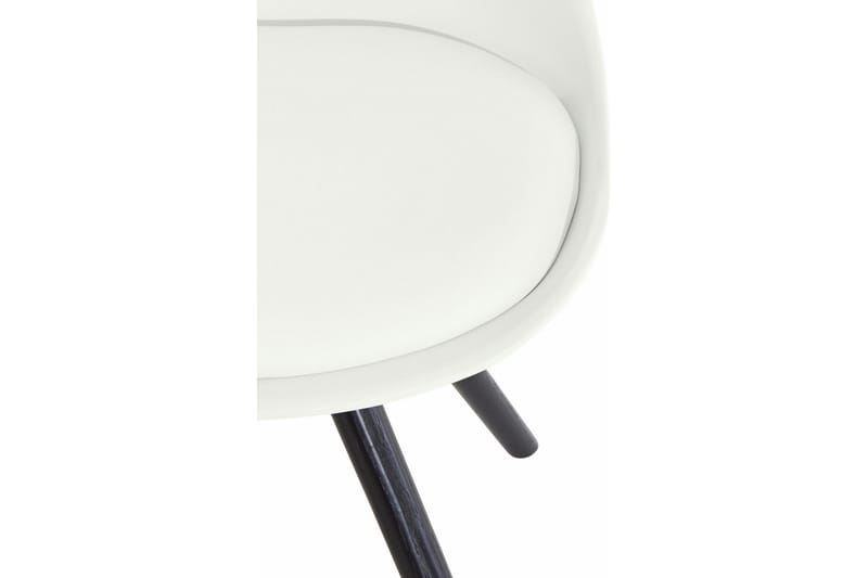 Ruokatuoli Brenda Keinonahka 2-pak - Valkoinen/Tammi - Huonekalut - Tuoli & nojatuoli - Ruokapöydän tuolit