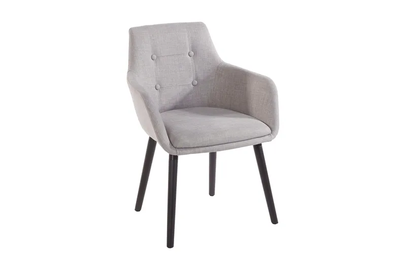 Ruokatuoli Buckley 2-pak, Tammi/Vaaleanharmaa