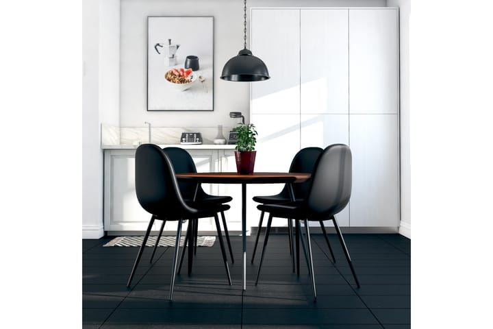 Ruokatuoli Calvin Musta - Dorel Home - Ruokapöydän tuolit